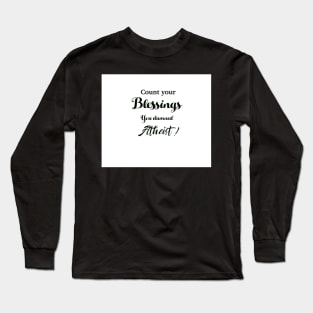 Count your blessings Long Sleeve T-Shirt